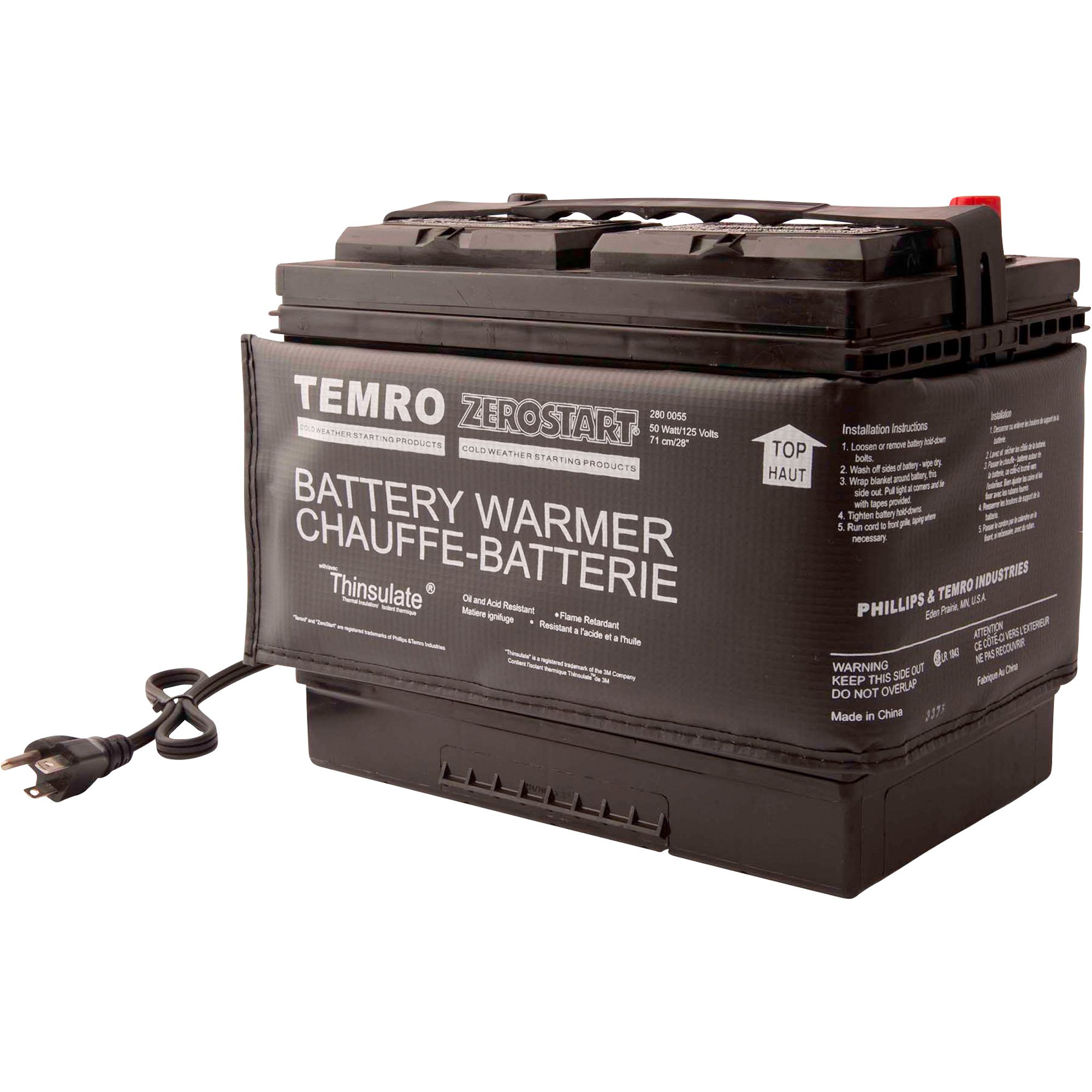 TEMRO ZEROSTART Battery Blanket